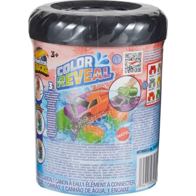 Машинка Hot Wheels Monster Trucks Color Reveal HJF39