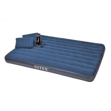 Двуспальный матрас Intex + насос и 2 подушки
