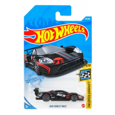 Машинка базовая Hot Wheels 2016 Ford GT Race черная