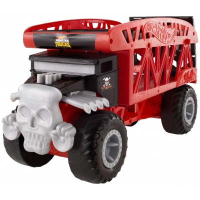 Автовоз Hot Wheels Monster Mover FYK13 1:64, красный/черный