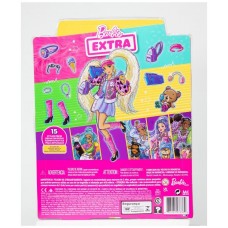 Кукла Barbie Экстра с переплетенными резинками хвостиками, 29 см, GXF10