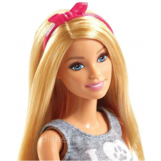 Кукла Barbie Блондинка с питомцами и аксессуарами FPR48