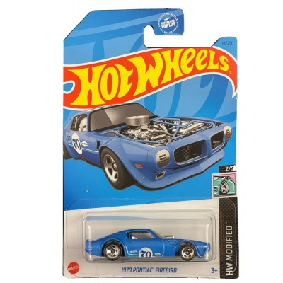 Машинка базовая Hot Wheels 1970 Pontiac Firebird синий