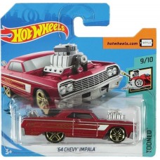 Машинка базовая Hot Wheels 64 Chevy Impala красный