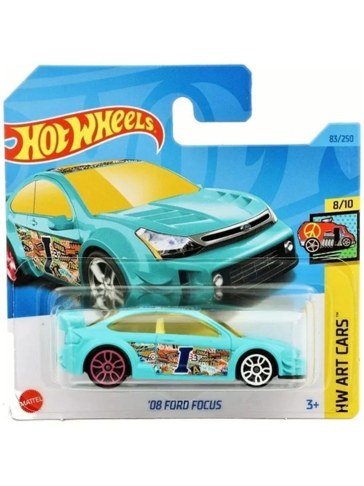 Машинка базовая Hot Wheels 08 Ford Focus голубой
