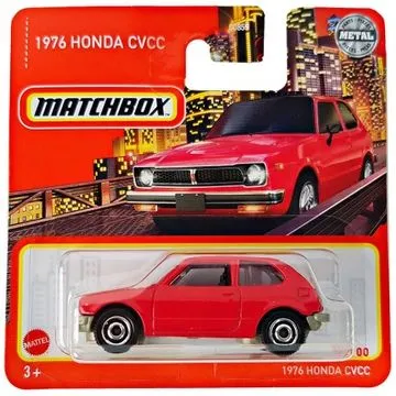 Машинка Matchbox 1976 Honda CVCC красный