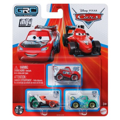 Набор машинок Mini Cars 3 шт  Франческо Бернулли, Молния Маккуин, Карла Гоньяло HXY60