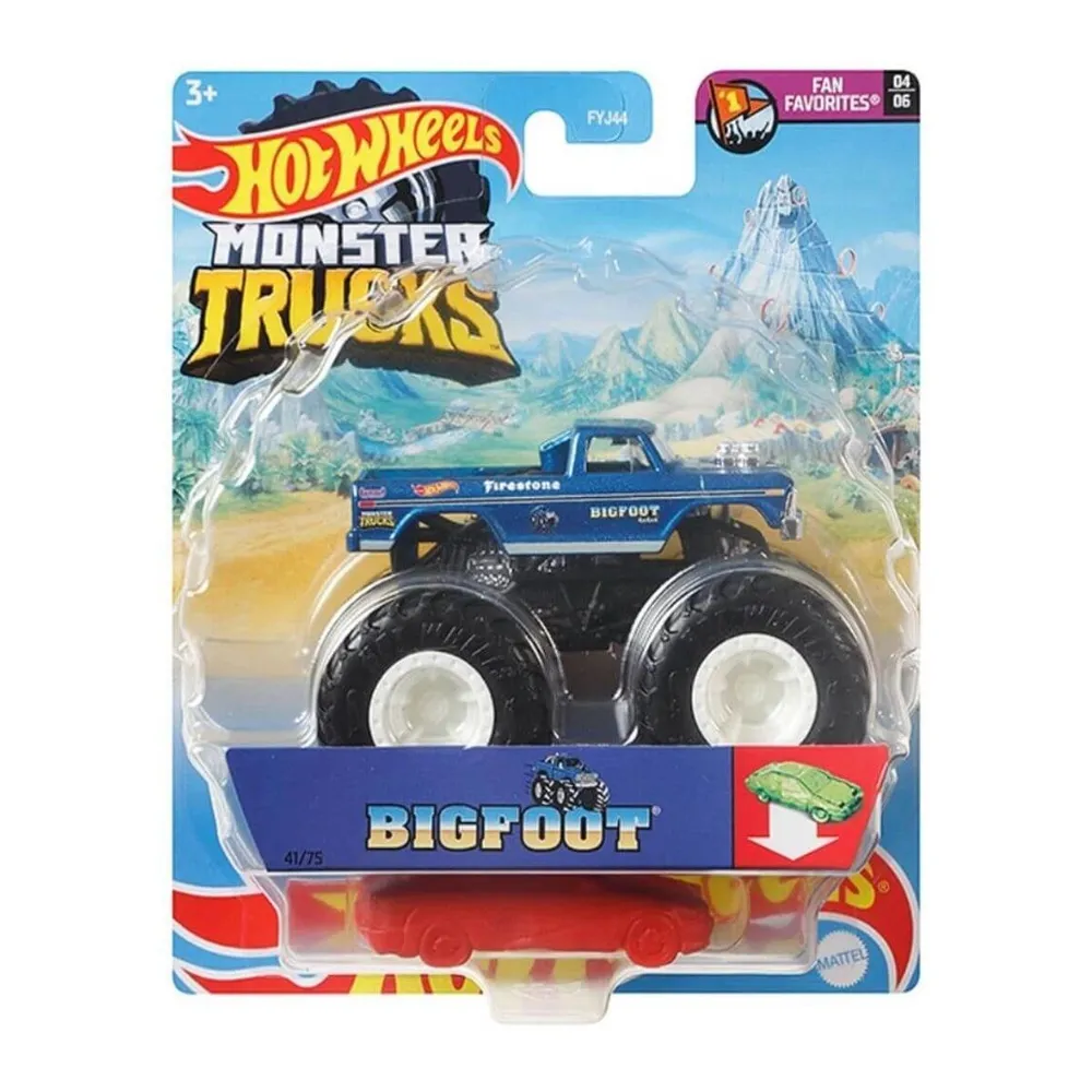 Машинка Hot Wheels Monster Trucks 1:64 BigFoot FYJ44/HCP80