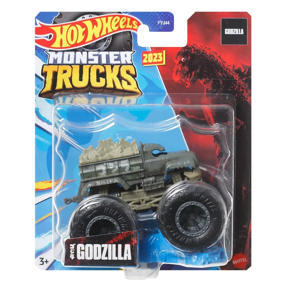 Машинка Hot Wheels Monster Truck 1:64 Godzilla HKM37