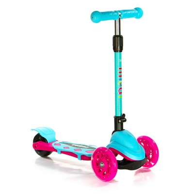 Самокат Scooter Mini Micar Zumba Розово-голубой